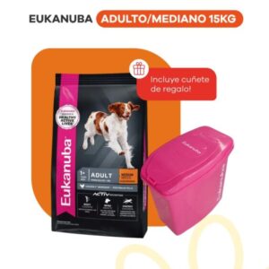 EUKANUBA PERRO ADULT MEDIUM X 15KG