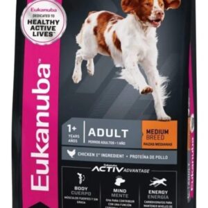 EUKANUBA PERRO ADULT MEDIUM X 15KG