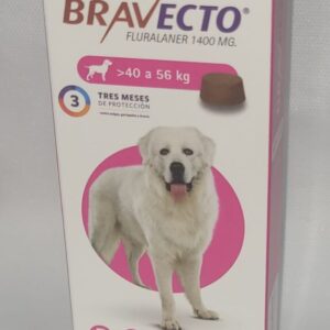 BRAVECTO PARA PERROS DE 40 A 56 KG - EFECTO 3 MESES