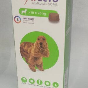 BRAVECTO PARA PERROS DE 10 A 20 KG - EFECTO 3 MESES
