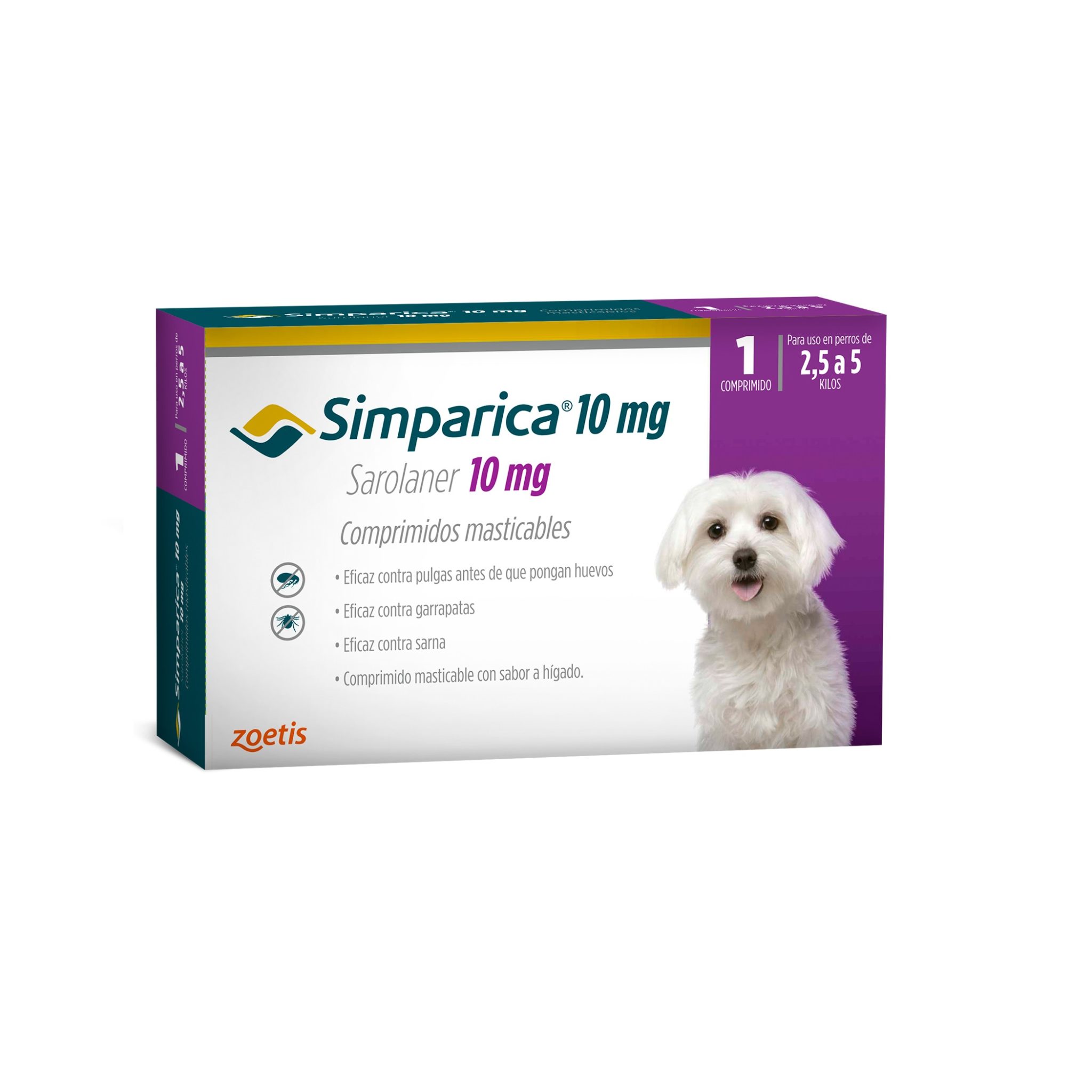 SIMPARICA 5 A 10KG - Mundo Animal