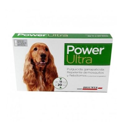 PIPETA POWER PERROS 10 A 20KG - Mundo Animal