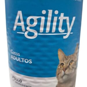 LATA AGILITY GATOS ADULTOS DE POLLO 340G