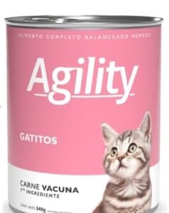 LATA AGILITY KITTEN SABOR NATURAL 340G