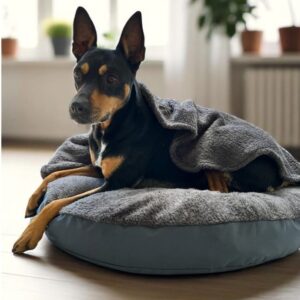 Camita refugio con mantita grande