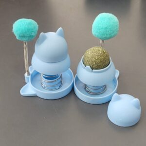 JUGUETE GATO RESORTE HIERBA