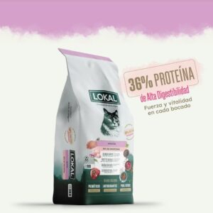 LOKAL Gatos Adultos x 3kg