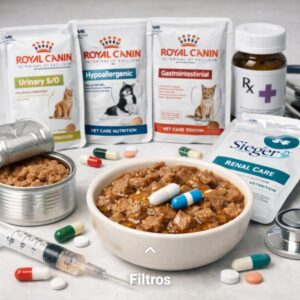 Alimento húmedo medicado