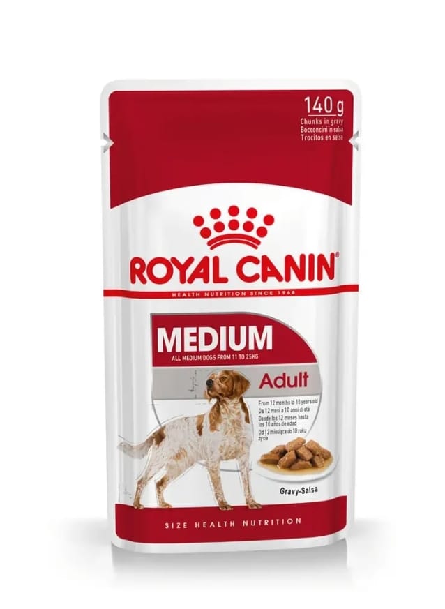 POUCH ROYAL MEDIUM ADULT X 100G